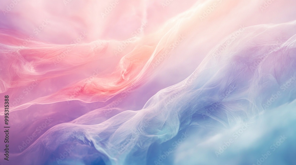 Fototapeta premium Softly colored abstract background with gentle hues creating a dreamy and tranquil atmosphere