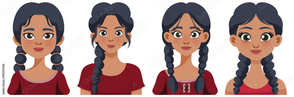 Diverse Expressions of a Woman Diverse Expressions of a Woman
