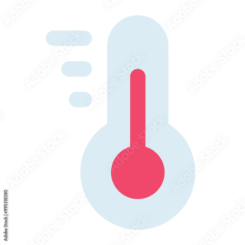 thermometer icon for illustration