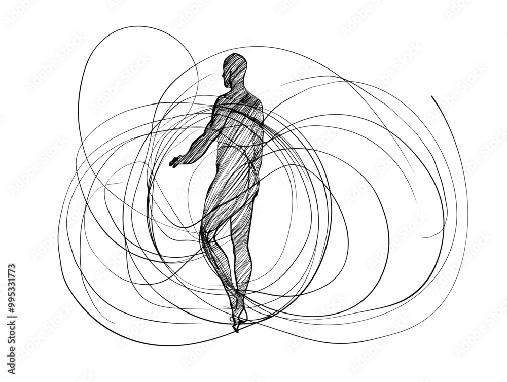 Humanity Entwined: A Visual Symbol of Our Technological Embrace Humanity Entwined: A Visual Symbol of Our Technological Embrace