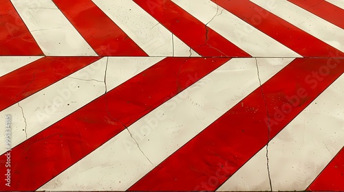 Wallpaper Mural red and white stripes Torontodigital.ca