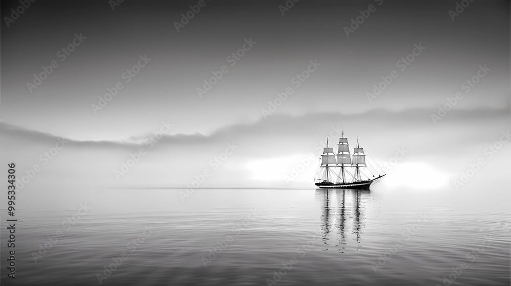 ship in the fog ship in the fog
