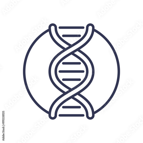 DNA helix symbolizing fundamental change and genetic transformation.