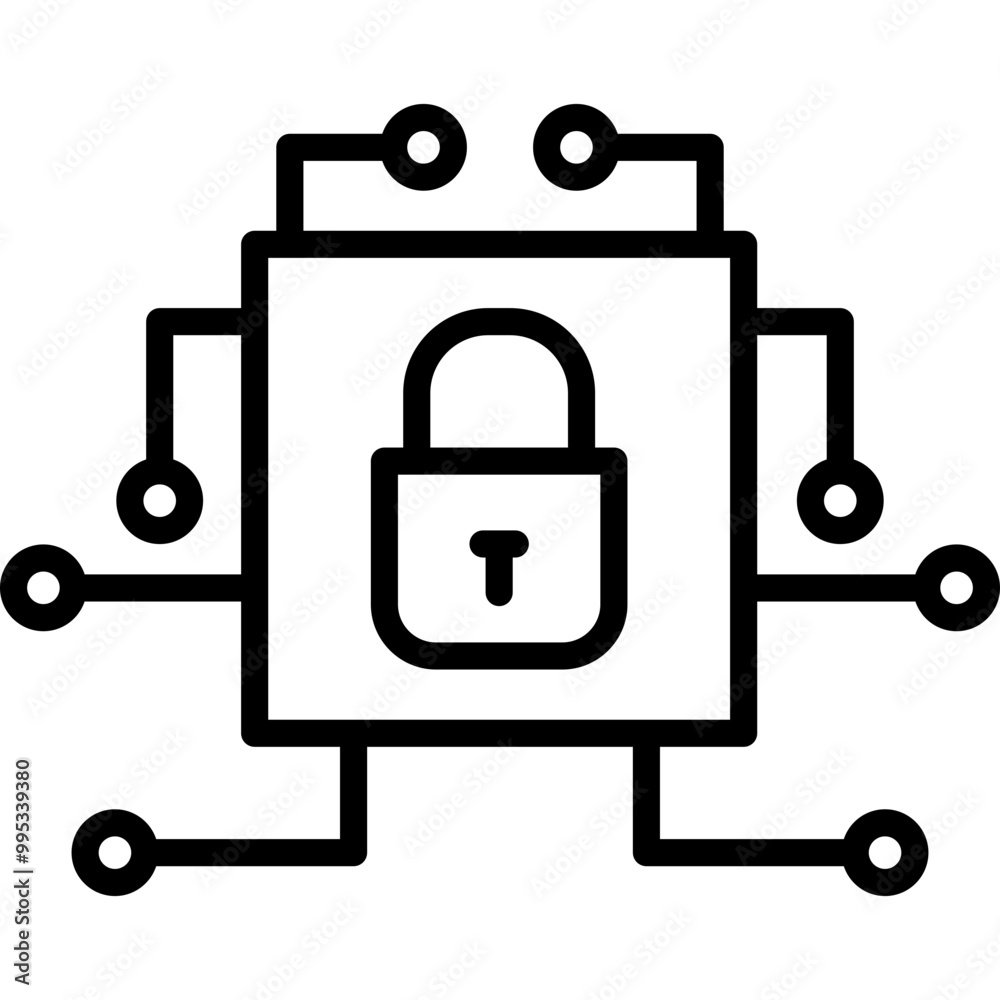 Cyber Security Icon Cyber Security Icon