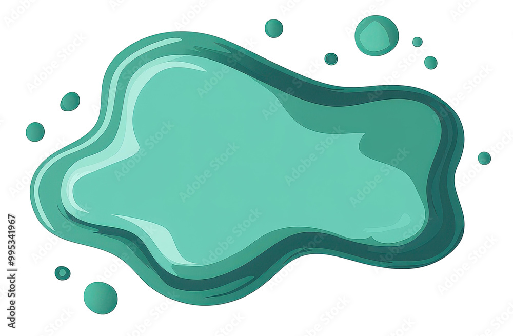 Explore the vivid green blob shape with its unique amoebalike form, enhanced by playful line details for a modern look. Explore the vivid green blob shape with its unique amoebalike form, enhanced by playful line details for a modern look.