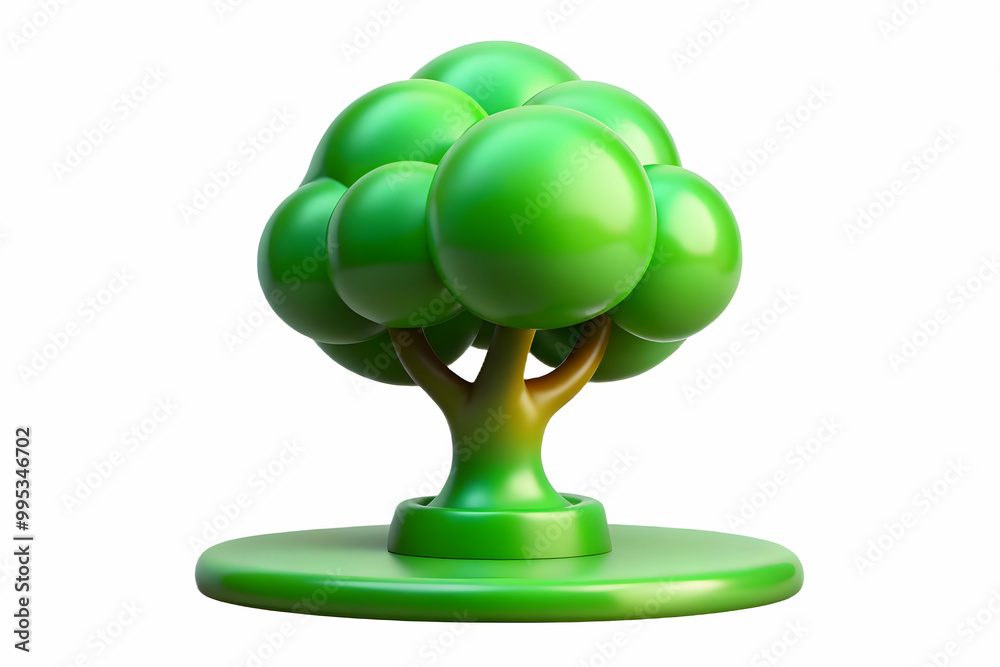 3D Glossy Green Background with Glowing Tree Symbolizing Environmental Rights - Copy Space for Messaging on Human Rights Day 3D Glossy Green Background with Glowing Tree Symbolizing Environmental Rights - Copy Space for Messaging on Human Rights Day