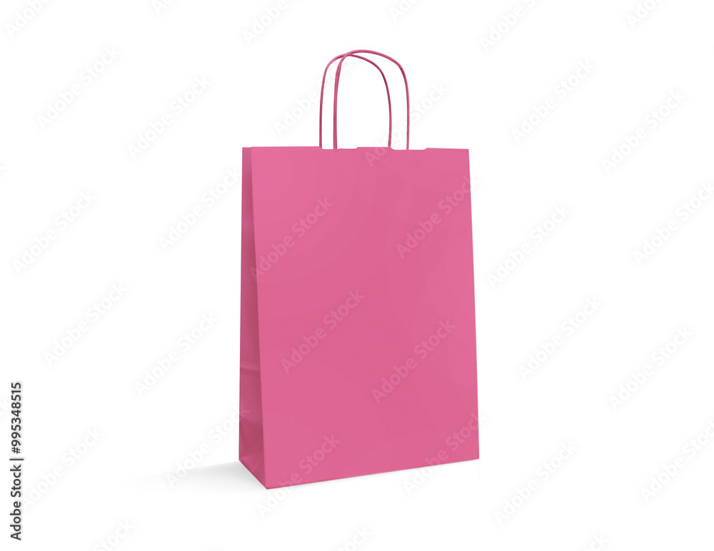 Pink Kraft Paper Shopping Bag with Sturdy Handle for Eco-Friendly Retail Packaging - Boutique and Gift Packaging Pink Kraft Paper Shopping Bag with Sturdy Handle for Eco-Friendly Retail Packaging - Boutique and Gift Packaging