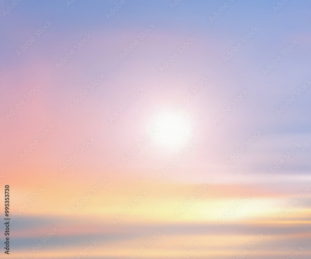 Obraz premium abstract blurred art beautiful sunset sky landscape background with flare light for design concept.