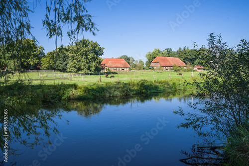 Ländliche Idylle am Fluss Kreis Uelzen