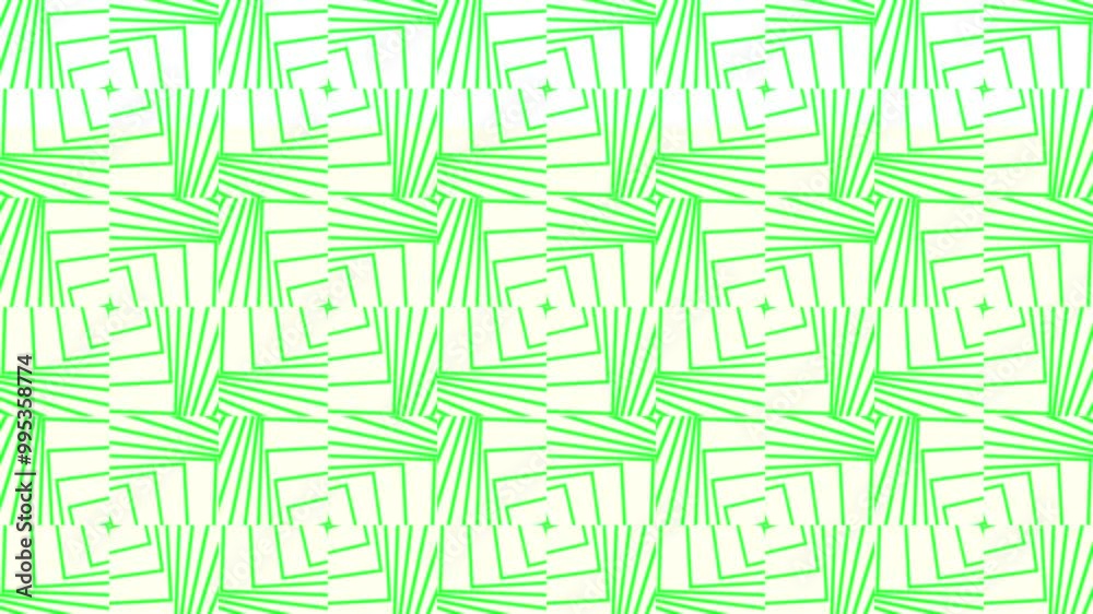 green lines line up. change and move according to patterns. combined with a white background. 3D Animation green lines line up. change and move according to patterns. combined with a white background. 3D Animation