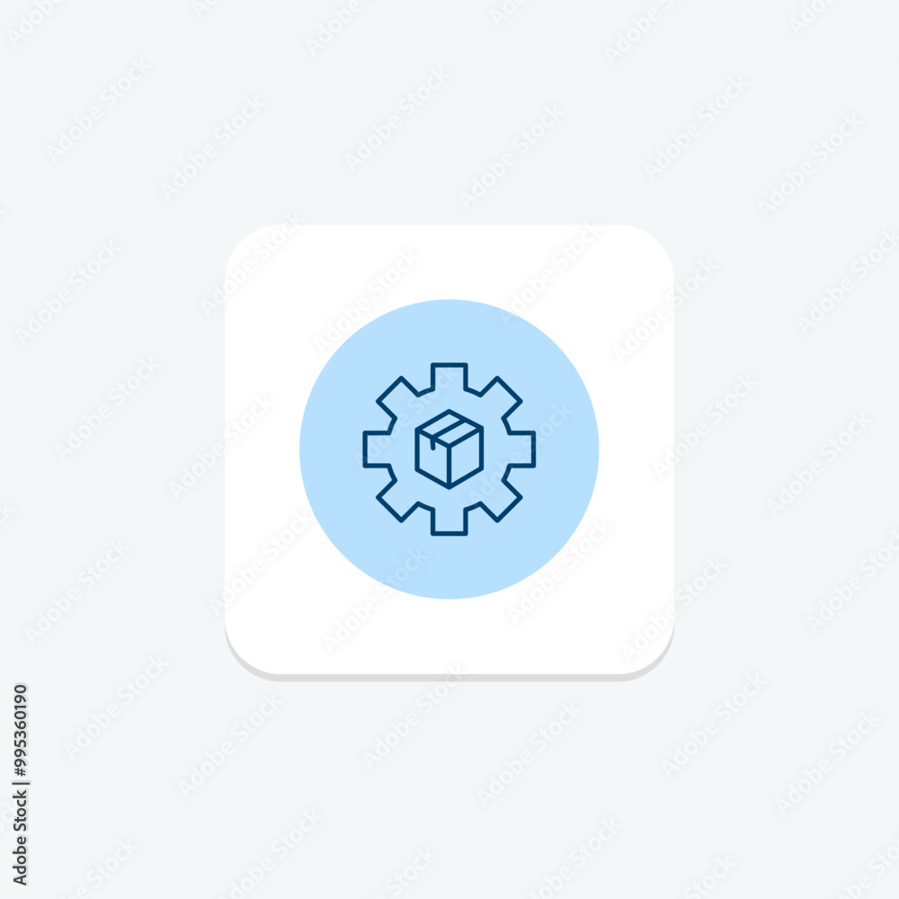 Inventory Management line icon , vector, pixel perfect, illustrator file Inventory Management line icon , vector, pixel perfect, illustrator file