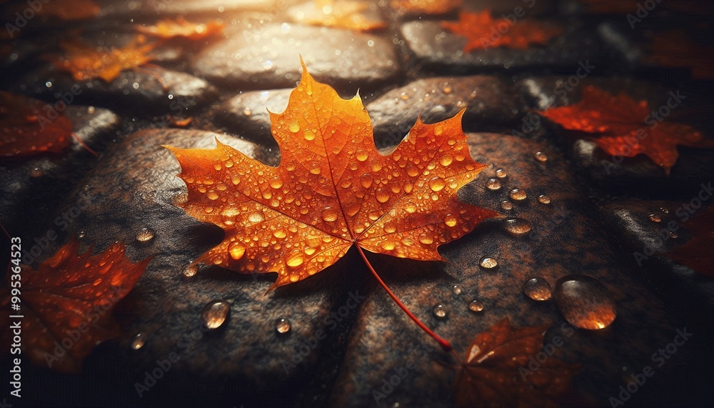 Autumn season natural leaves background Autumn season natural leaves background