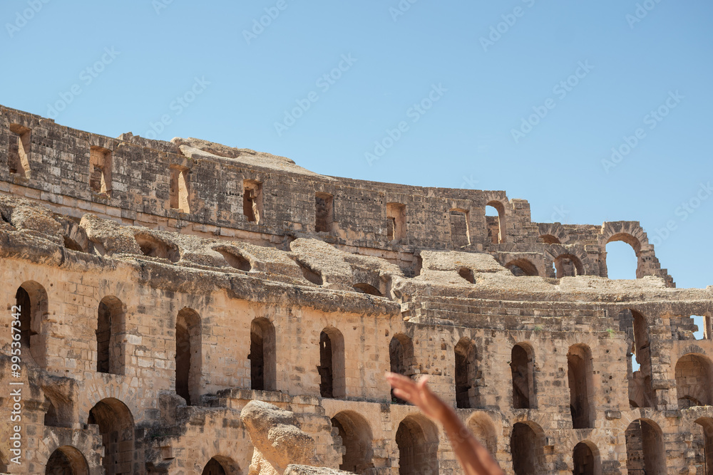 El Jem Amphitheater in Tunisia El Jem Amphitheater in Tunisia