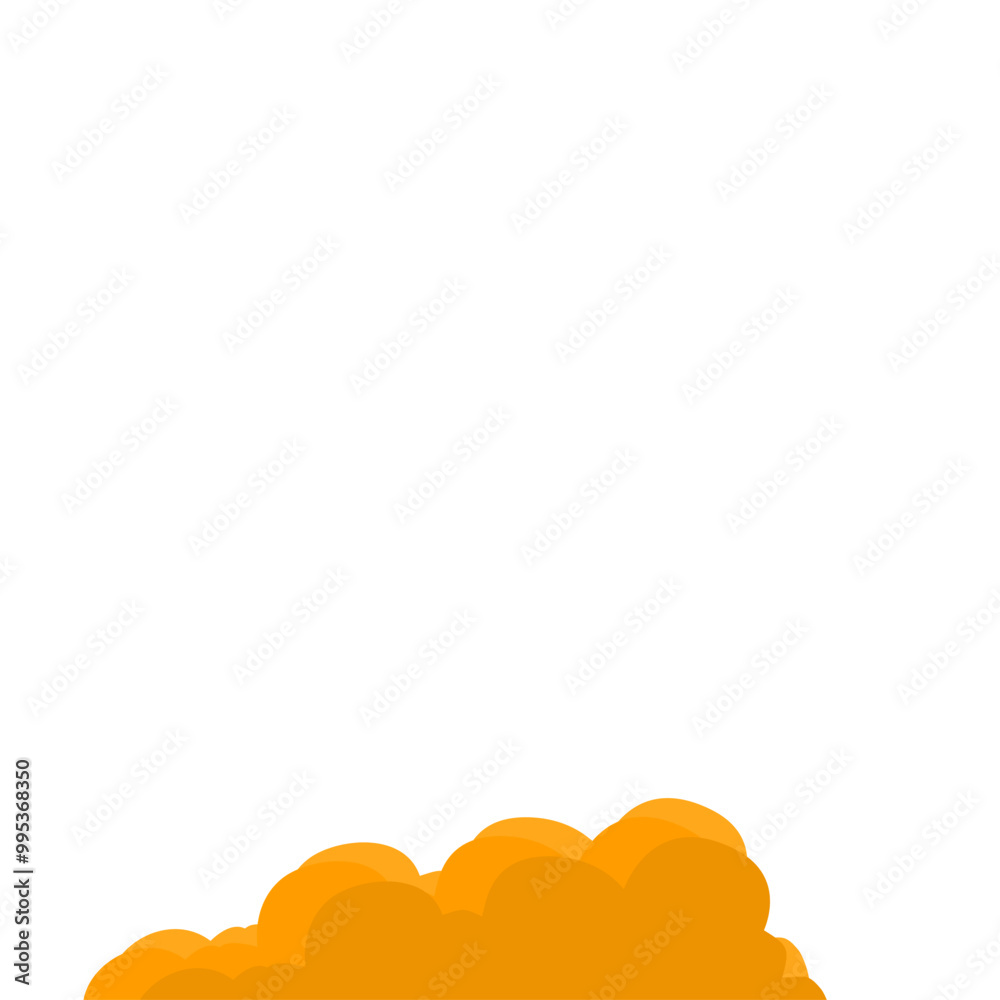 Fototapeta premium Vector Sunset Clouds