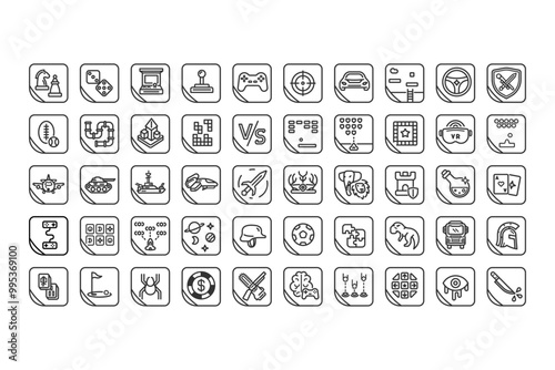 Game categories icon pack