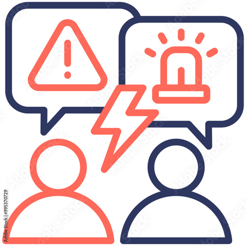 Crisis Communication Icon