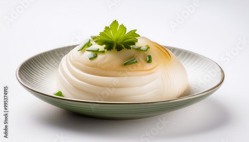 Japanese Food, Hokke on white background isolated.