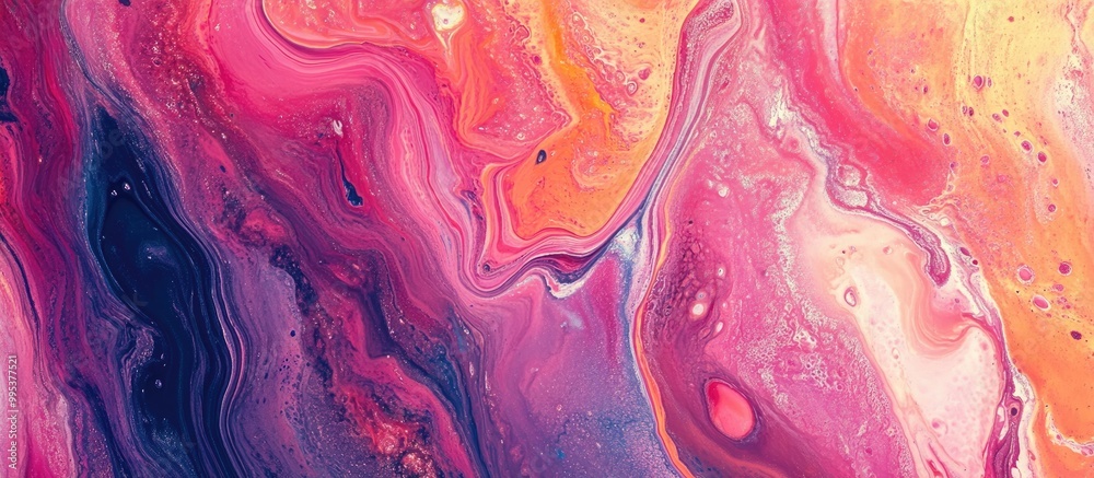 Abstract acrylic background with marble effects Textured paint strokes on paper create a unique wallpaper suitable for web and game design Macro view of artistic hand painted canvas Surreal smear