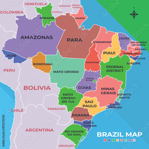 Brazil map