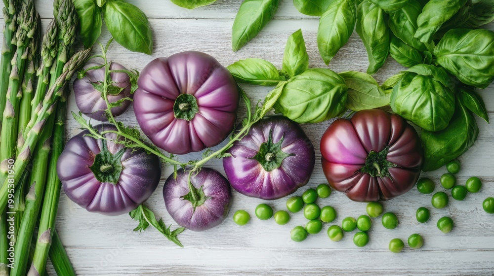 The Colorful Vegetable Arrangement
