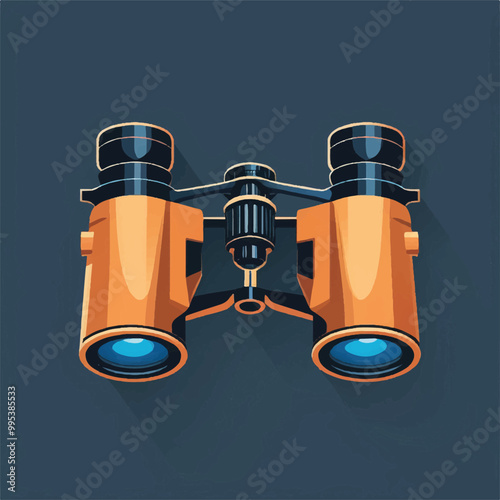 binoculars vector illustration