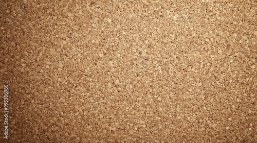 A plain cork board with no attachments, providing a clean and simple textured background.