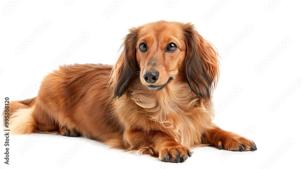 Dachshund dog full body shot isolated on transparent background, png Dachshund dog full body shot isolated on transparent background, png
