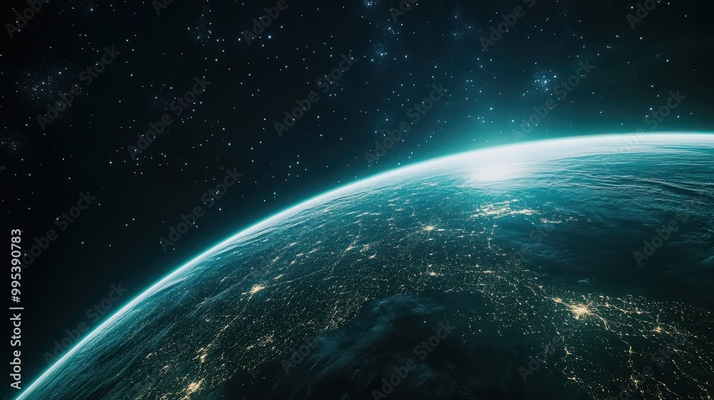 Obraz premium The Earth from Space View