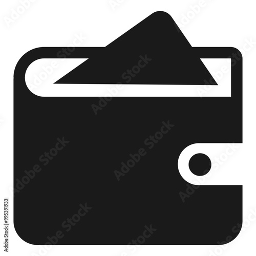 Money bag vector black flat icon.