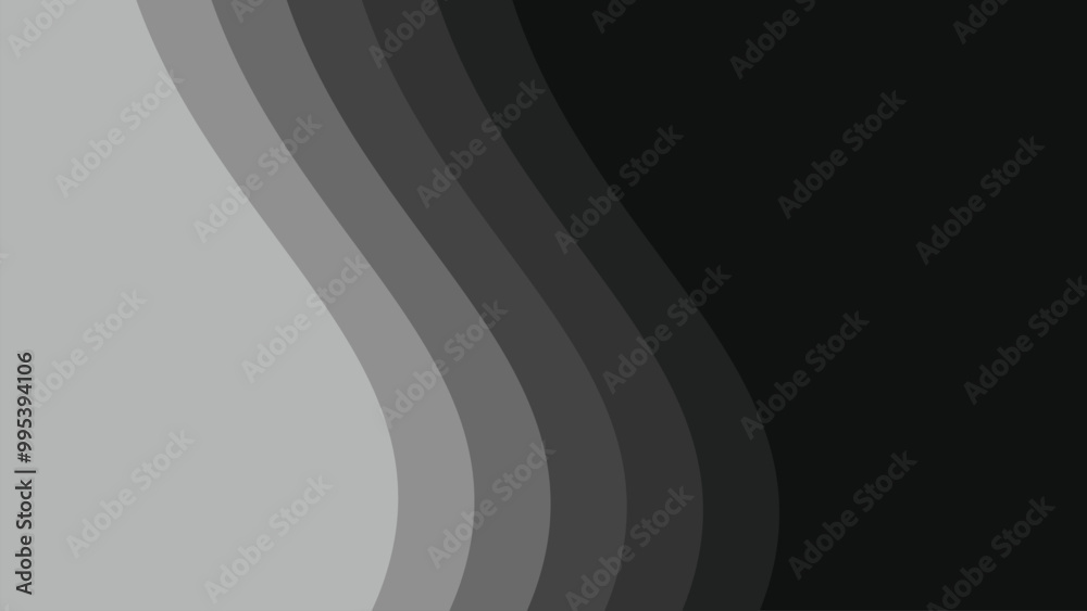 Grey paper cut abstract background vector image
