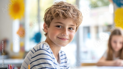The Boy with Joyful Smile