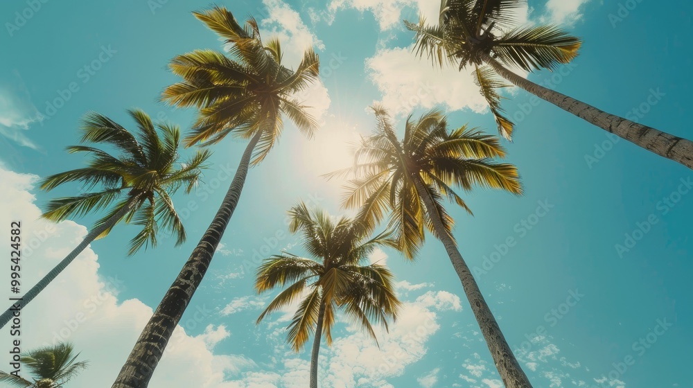 Obraz premium Tropical palm trees