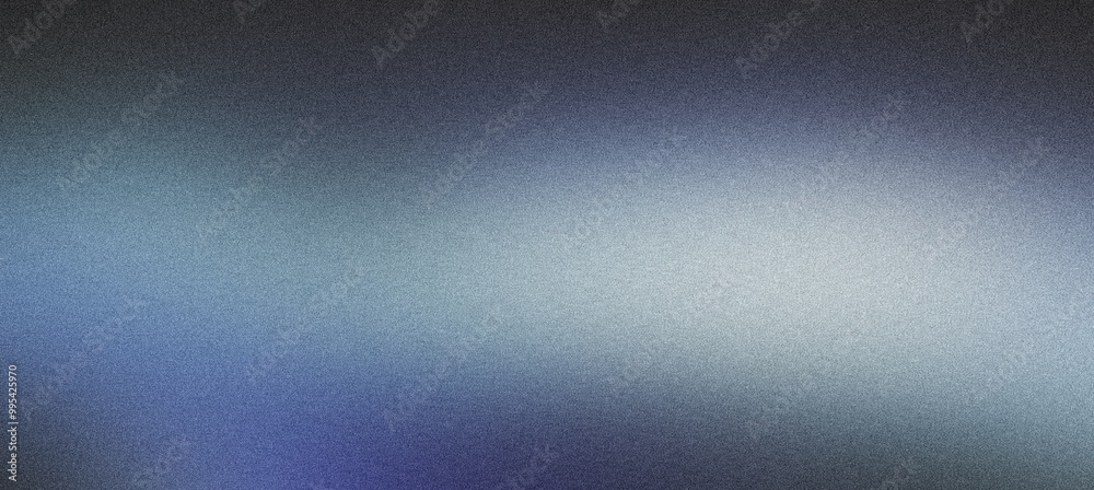 Obraz premium Blue gradient background with a textured grainy effect and a central light beam