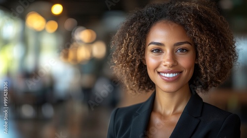 Portrait of a Confident Businesswoman Smiling