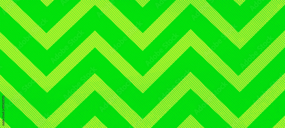 Green zig zag wave pattern panorama widescreen background, Suitable for Advertisements, Posters, Sale, Banners, Anniversary, Party, Events, Ads and various design works Green zig zag wave pattern panorama widescreen background, Suitable for Advertisements, Posters, Sale, Banners, Anniversary, Party, Events, Ads and various design works