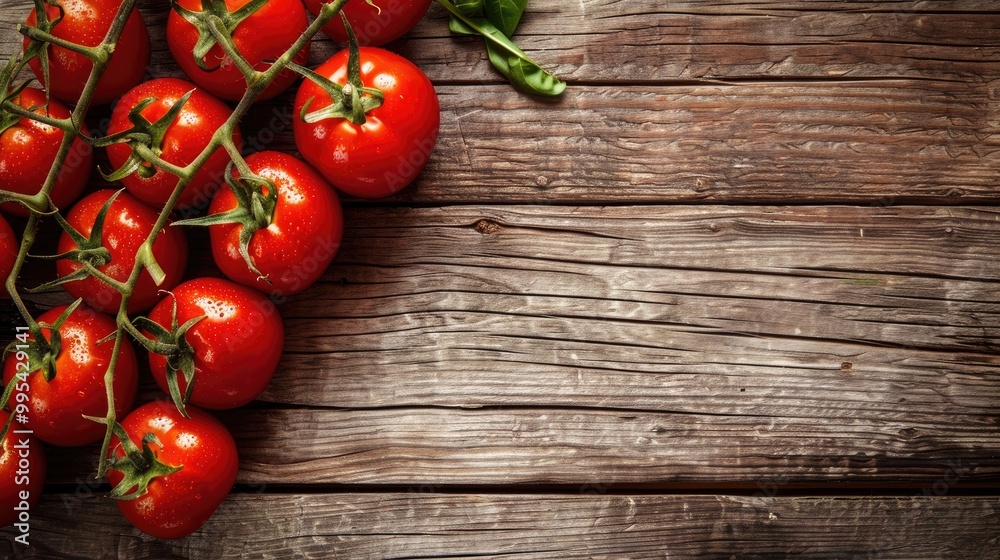 Fresh Tomatoes on Wood Promoting Healthy Eating Fresh Tomatoes on Wood Promoting Healthy Eating