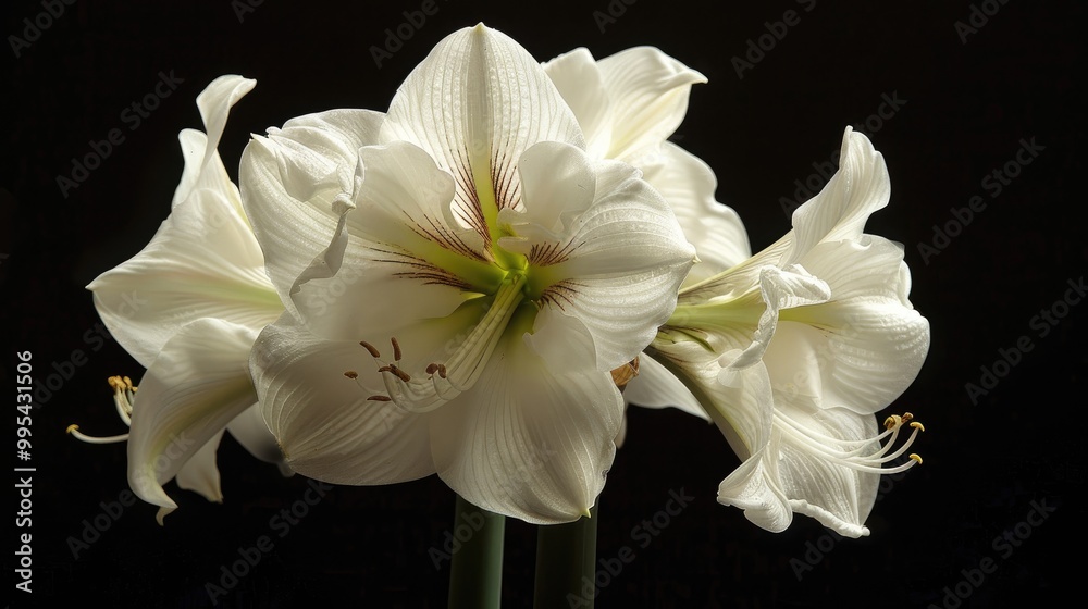 White House Amaryllis Flower Haemanthus albiflor