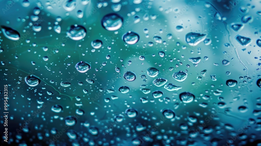 Water Surface Raindroplets Water Surface Raindroplets