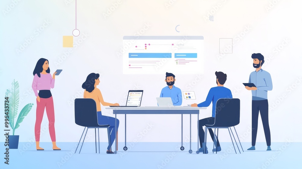 A diverse group of software developers convening in a conference room. Indian Tech Industry Engineers, Both Male and Female, Generating Concepts for Their Blockchain Neural Network Startup A diverse group of software developers convening in a conference room. Indian Tech Industry Engineers, Both Male and Female, Generating Concepts for Their Blockchain Neural Network Startup