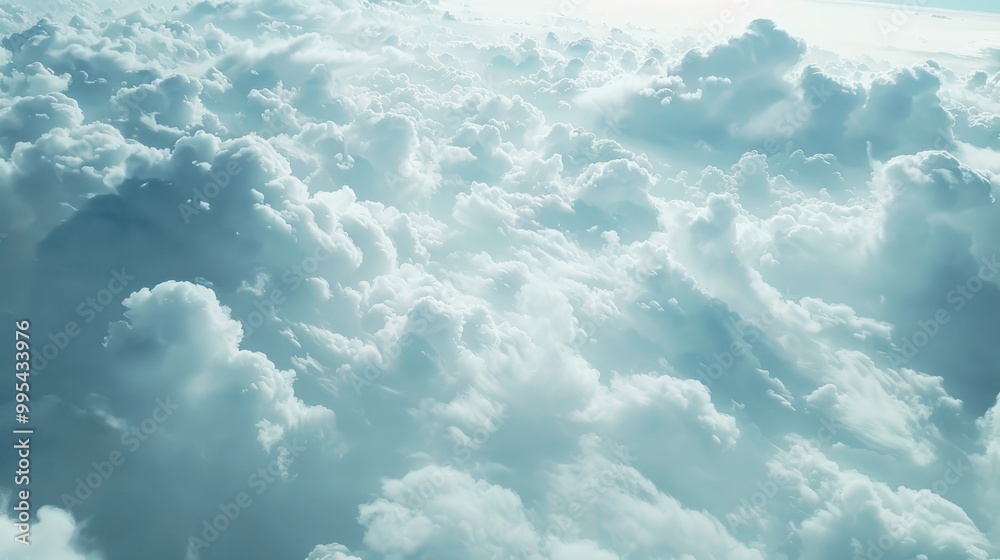 View of clouds and sky from above View of clouds and sky from above