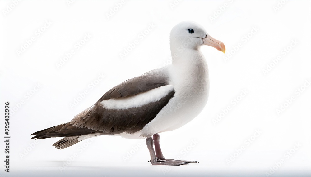 Albatross on white background. Isolated of Animal. Albatross on white background. Isolated of Animal.