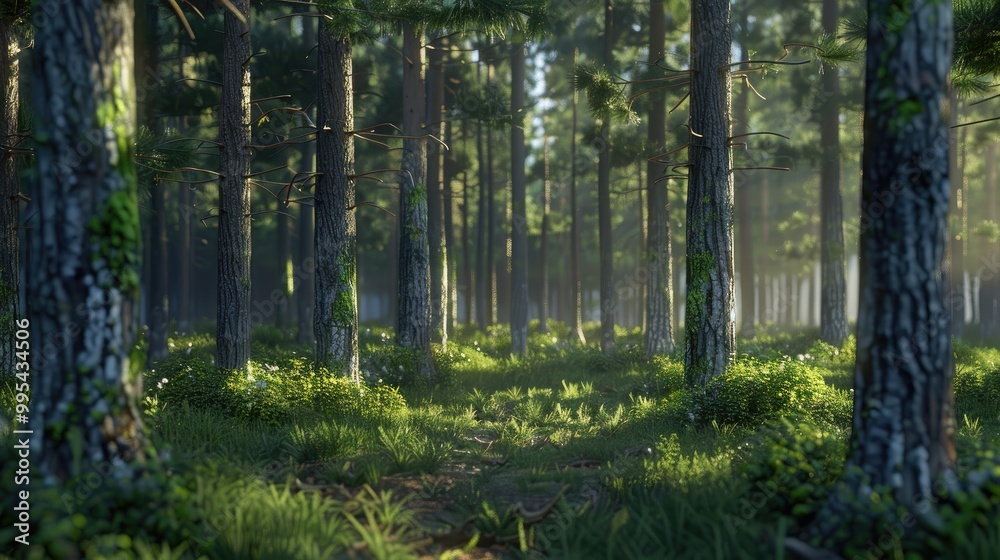 Obraz premium Forest trees