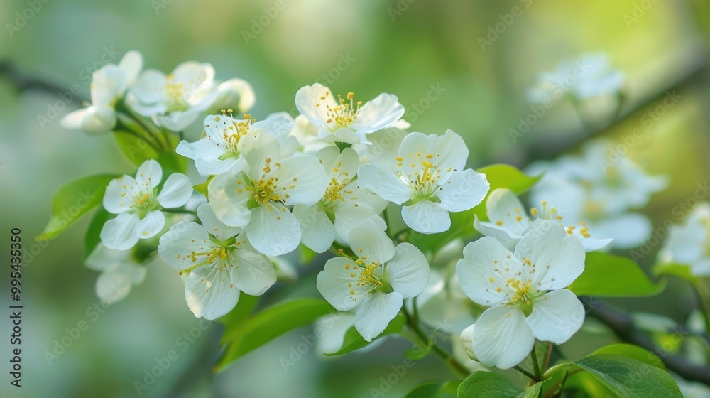 White blooms against nature s backdrop White blooms against nature s backdrop