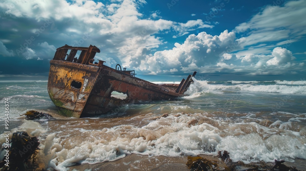 Fototapeta premium SS Maheno Shipwreck