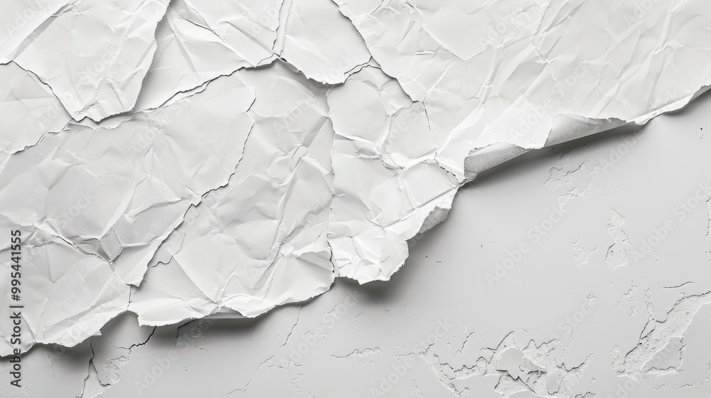 Torn paper on simple background