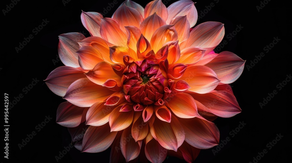Fototapeta premium Stunning Images of Dahlia Blooms