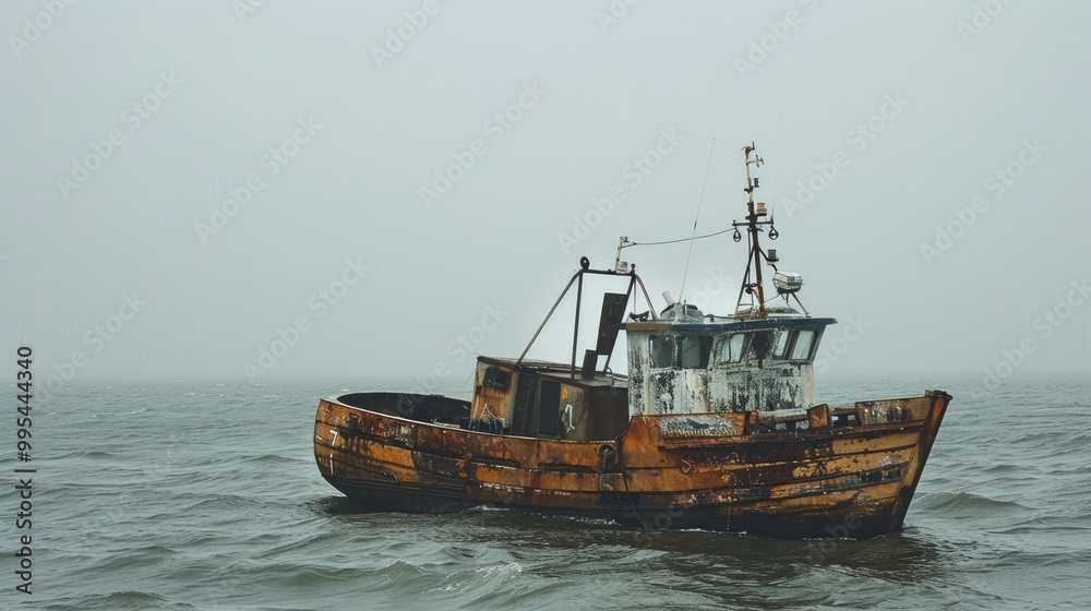 The boat used for fishing came back to land The boat used for fishing came back to land