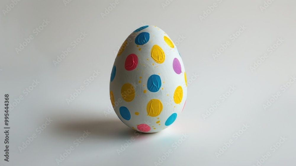Easter egg on white background Easter egg on white background
