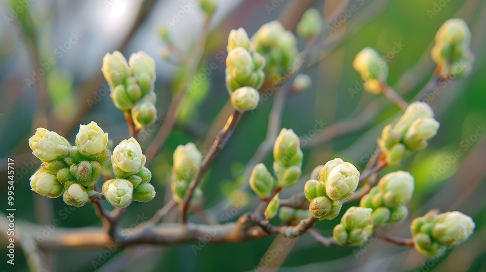 Fluffy Easter tree buds Fluffy Easter tree buds