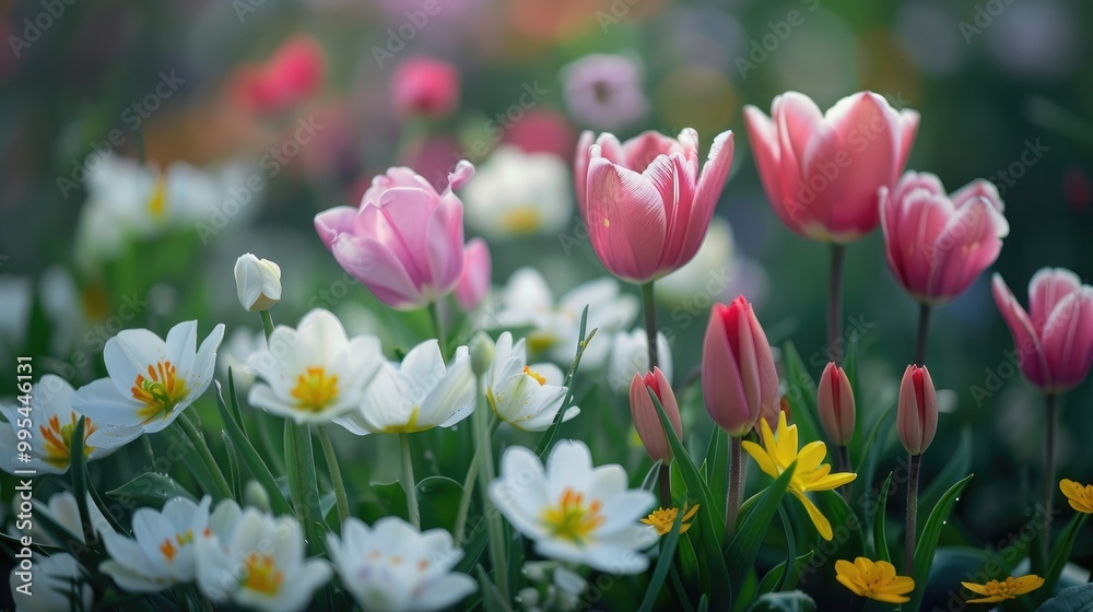 Floral blooms in spring Floral blooms in spring